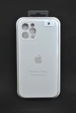 Чехол iPhone 11ProMax Silicon Case original FULL Camera №9 white (4you)