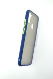 Чохол iPhone 12mini Silicon Gingle Matte dark blue / green