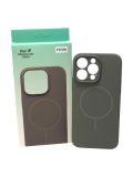 Чехол iPhone 14ProMax Silicon BEATS with MagSafe №14 Space gray