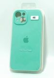 Чехол iPhone 13 Silicon Case original FULL Camera №46 mint gam (4you)