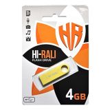 Usb 4Gb Hi-Rali Shuttle series Gold