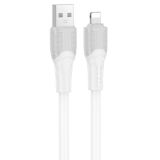 Usb-cable iPhone 5 HOCO X106 3m (круглый) White