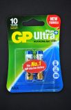 Батарейка GP 24AUP-2UE2 Ultra Plus Alkaline LR03, AAA (2 в блистере,20 в упаковке)