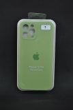 Чехол iPhone 11Pro Silicon Case original FULL Camera №1 green (4you) "Акционная цена"