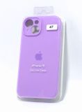 Чехол iPhone 15 Silicon Case original FULL Camera №47 Lilac (4you)