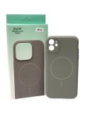 Чехол iPhone 11 Silicon BEATS with MagSafe №14 Space gray
