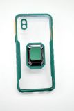 Чехол Samsung A42 Silicon Protect Dark green "Акционная цена"