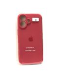 Чохол iPhone 17 Silicon Case original FULL Camera №25 camelia (4you)