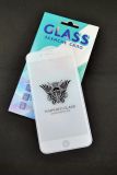 Захисне скло iPhone 7 /8 Matte with shiny edge White 4you 