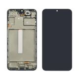 LCD Samsung A25 (5G) /A256 (2023) с черным тачскрином + корпусная рамка GH82-33214A Original (M) 