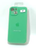 Чехол iPhone 15Plus Silicon Case original FULL Camera №57 grass (4you) "Акционная цена"