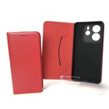 Flip Cover for Xiaomi Redmi Note 14(4G) 163mm Global Version Fiber Red (4you)
