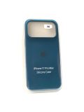 Чохол iPhone 17ProMax Silicon Case original FULL №38 blue cobalt (4you)