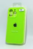 Чехол iPhone 15Pro Silicon Case original FULL Camera №53 neon green (4you)