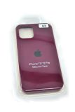 Чехол iPhone XS Max Silicon Case original FULL №63 burgundy (4you) 