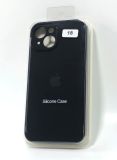 Чехол iPhone 13 Silicon Case original FULL Camera №18 black (4you)