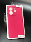Чохол Xiaomi Redmi Note 14(4G) 164mm Europe version Silicon Original FULL №2 Rose red (4you)