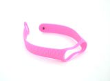Ремінець на браслет фітнес Xiaomi mi band 3/4/5 Ромб Pink