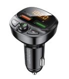 FM модулятор 4you Smart X1 (QC3, 5V/3A, 18W, 2USB, MP3, bt 5.0, Гарантия 12мес)  