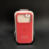 Чохол iPhone 17Pro Silicon Case original FULL №41 rose (4you)