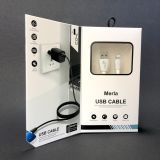 Usb-cable iPhone 5 4you Merla (2A, silicon, білий, преміум упаковки)