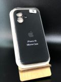 Чохол iPhone 16 Silicon Case original FULL Camera №18 Black (4you)