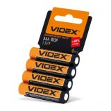 Батарейка Videx R03P AAA солевая (4 на блистере, 60 в упаковке)