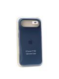 Чохол iPhone 17Air Silicon Case original FULL №49 navy blue (4you)