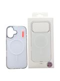 Чохол iPhone 17ProMax Silicon Clear case with Magsafe White 