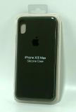 Чехол iPhone XS Max Silicon Case original FULL №74 olive (4you)
