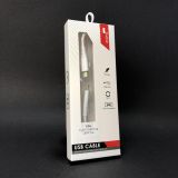 Cable Type-C/Lightning 4you Elbe PD 20W (silicon) White