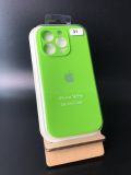 Чохол iPhone 16Pro Silicon Case original FULL Camera №31 lime green (4you)