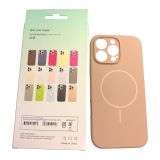 Чехол iPhone 16ProMax Silicon BEATS with MagSafe №6 Cappuccino