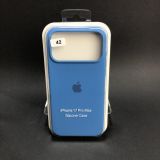 Чохол iPhone 17ProMax Silicon Case original FULL №42 capri blue (4you)