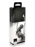 Гарнитура 4you LEPUS (оплетка Snake) black