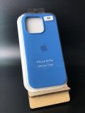 Чехол iPhone 16Pro Silicon Case original FULL №42 capri blue (4you) "Акционная цена"