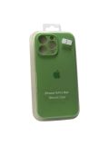 Чохол iPhone 16ProMax Silicon Case original FULL Camera №1 green (4you)