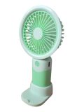 Вентилятор ручной MINI FAN SD-300 (подставка, 3 режима) Green