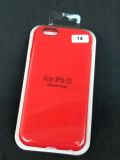 Чехол iPhone 6 Silicon Case original FULL №14 red (4you) (NO LOGO) "Акционная цена"