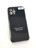 Чехол iPhone 12Pro Silicon Case original FULL Camera №18 Black (4you) (NO LOGO) "Акционная цена"