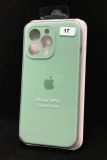 Чехол iPhone 13Pro Silicon Case original FULL Camera №17 spring mint (4you)
