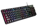 Клавіатура провідна ігрова KR-6300 (з різнобарвним підсвічуванням) Black