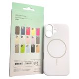 Чехол iPhone 17 Silicon BEATS with MagSafe №4 Snow
