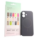 Чохол iPhone 17 Silicon BEATS with MagSafe №12 Graphite Gray