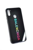 Чохол Samsung A11 / A115 Silicon Glass BALENCIAGA black