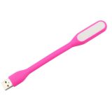Led лампа для клавиатуры USB гибкая розовая