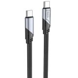 Cable Type-C/Type-C HOCO U119 60W 1.2m (круглий) Black