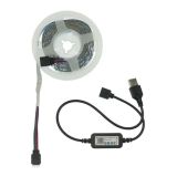 LED лента USB RGB 5V, IP 20, 5м, с Bluetooth, на самоклейке (М) - Цена Недели!