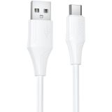 Usb-cable Type-C HOCO X124 1m (круглый) White