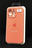 Чохол iPhone 13ProMax Silicon Case original FULL Camera №27 peach (4you) "Акційна ціна"